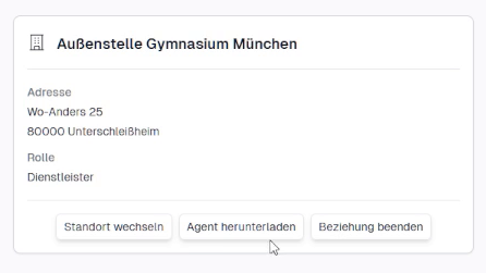 Optionen für verwaltete Standorte